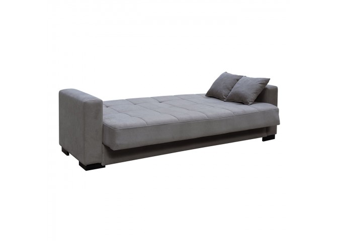 CARSON Sofa-Bed with Storage 3-Seater / Fabric Grey