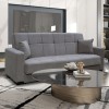 CARSON Sofa-Bed with Storage 3-Seater / Fabric Grey