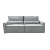 LIDRA Sofa-Bed 2-Seater / Fabric Grey