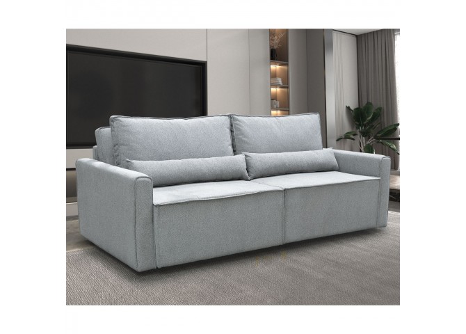 LIDRA Sofa-Bed 2-Seater / Fabric Grey