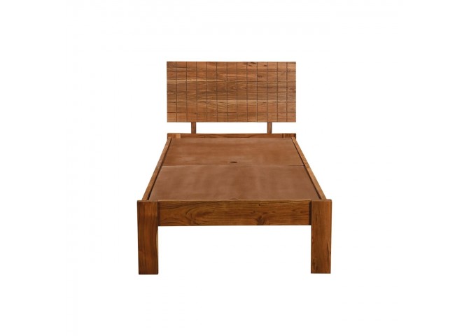CAPITAL Bed (for Mattress 90x200cm) Acacia, Natural Finish