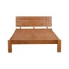 CAPITAL Bed (for Mattress 160x200cm) Acacia, Natural Finish