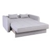 CAMAL Sofa-Bed with Storage 2-Seater / Fabric Light Grey