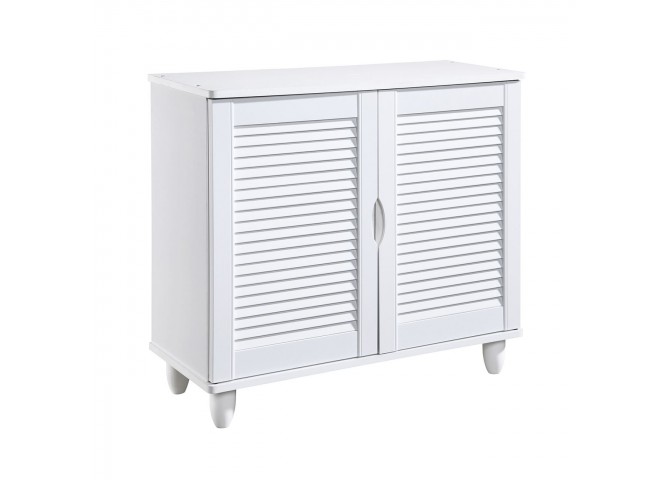 SHOE CABINET 2 Doors 77x33x70cm White