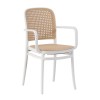 FLORENCE Stacking Armchair PP White/Beige