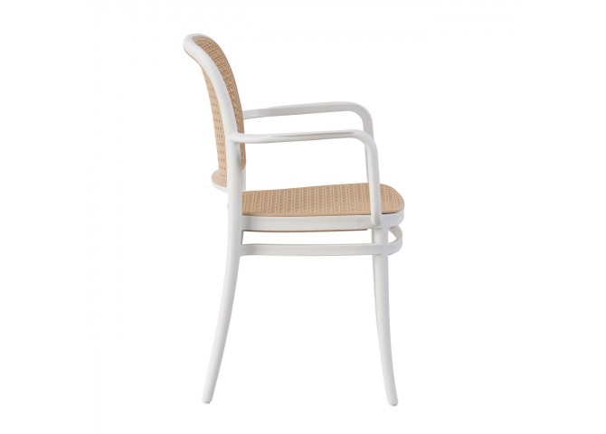 FLORENCE Stacking Armchair PP White/Beige