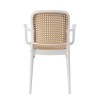 FLORENCE Stacking Armchair PP White/Beige