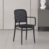 FLORENCE Stacking Armchair PP Black