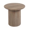 COLLIN Set-2 Coffee Tables D.50cm+D.80cm MDF Sonoma