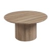 COLLIN Set-2 Coffee Tables D.50cm+D.80cm MDF Sonoma