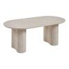 DIAZ Coffee Table 120x60cm MDF Natural Stone