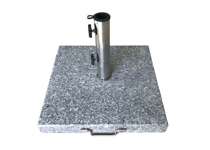 GRANITE Grey Umbrella Base 45x45cm/#304 Stainless Steel (40Kg)