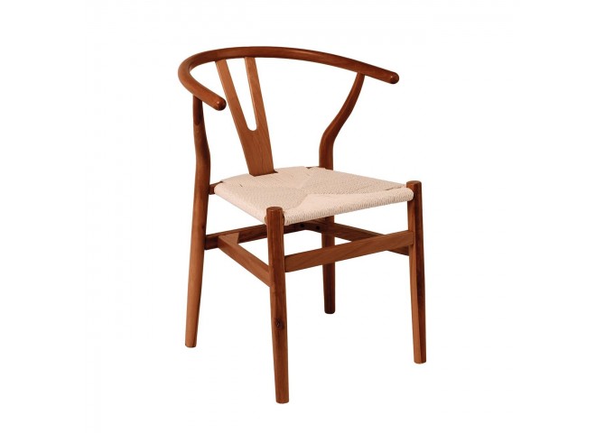 LIMA Chair Walnut, Seat Paper Rope