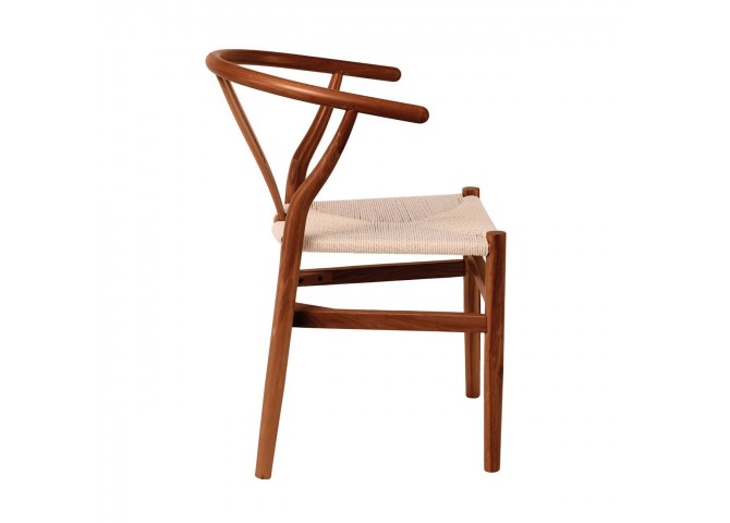 LIMA Chair Walnut, Seat Paper Rope