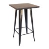 RELIX Bar Table 60x60 Metal Black