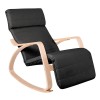 HAMILTON Super Relax Armchair Natural (Birch)/Fabric Black