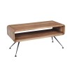CAMEO-W Coffee Table 100x40x45 Acacia Natural Finish (Black Paint)