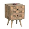 TEKA-W Bedside 40x35x55 Acacia Natural Finish