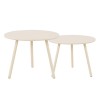 ASTRID Set (5pcs) PP-Metal Cream/Cushions Sandy Green