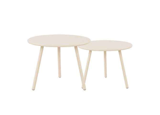 ASTRID Set (5pcs) PP-Metal Cream/Cushions Sandy Green