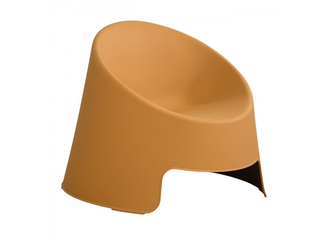 COLT Single Seat 84x79x69cm, PP-UV Egg Yellow