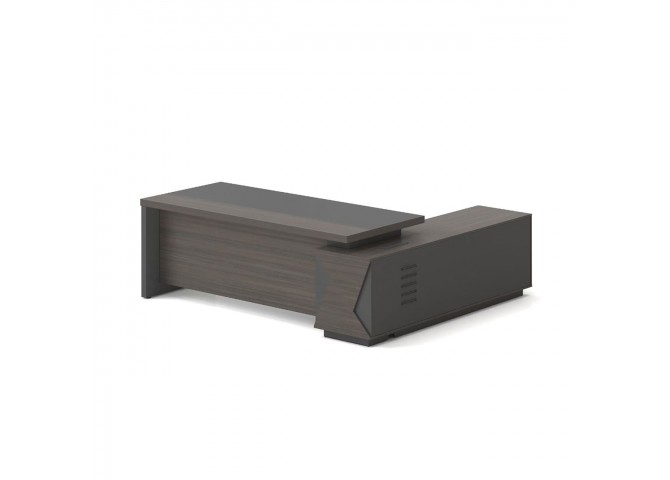 VIP Desk (LEFT) 200x180cm Grey Walnut