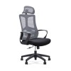 BF8600 Manager Armchair Grey Mesh/Black Fabric