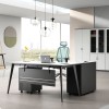 STATUS Reversible Desk 180x80cm Grey/White