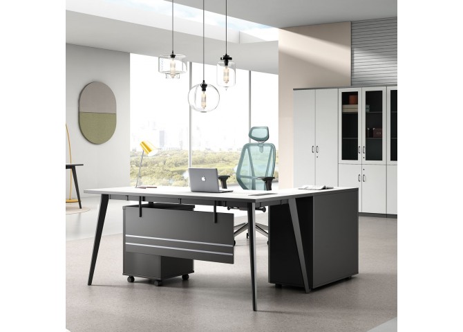 STATUS Reversible Desk 180x80cm Grey/White