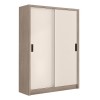 VANITY Wardrobe 120x60x200cm Sonoma Oak/Cream