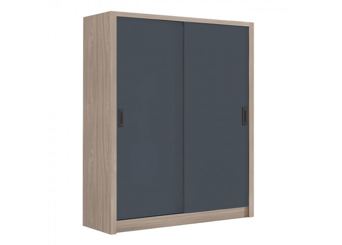 VANITY Wardrobe 160x60x200cm Sonoma Oak/Grey