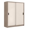 VANITY Wardrobe 160x60x200cm Sonoma Oak/Cream