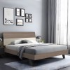 VANITY Bed (for Mattress 160x200cm) Sonoma Oak/Cream
