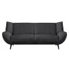 EMERALD 3-Seater Sofa Anthracite Corduroy Fabric