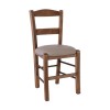 SYROS Beech Chair Impregnation Walnut/Pu Cappuccino