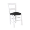SYROS Chair Impregnation Lacquer White/Pu Black