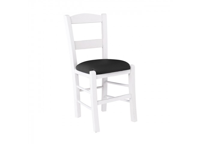 SYROS Chair Impregnation Lacquer White/Pu Black