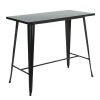 RELIX Bar Table 120x60 Metal Black
