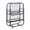COLMAN Folding Bed 76x195x43cm/Mattress 12cm