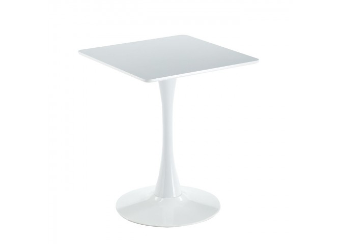 BREAK Table 60x60cm White Color, MDF-Metal