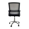 BF2110 Office Armchair Chromed Base/Mesh Grey-Black