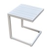 CORTE Side Table Metal White 35x35x41cm