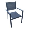 AMIRAL Armchair Alu Anthracite/Textilene Grey