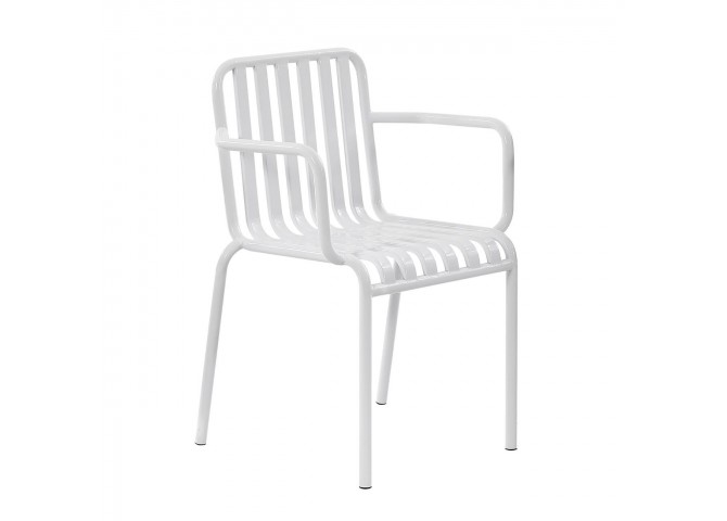 MODIAL Armchair Metal White