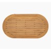 MARK Set (4pcs) Acacia Natural, Rope Wicker Black, Cushions Beige