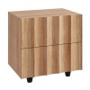 MOTION Bedside 2-Drawers 48x40x50cm Natural