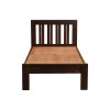 SOHO Bed (for Mattress 90x200cm) Sheesham, Walnut Finish