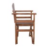 Director Armchair Impregnation Walnut Beech/Text. Sand Beige
