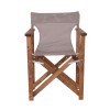 Director Armchair Impregnation Walnut Beech/Text. Sand Beige