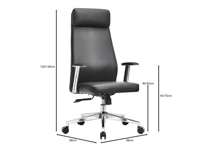 BF8800 Manager Armchair Black Pu